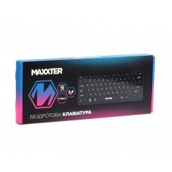 Клавіатура Maxxter KBW-C01B-UA Black (KBW-C01B-UA)