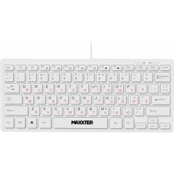 Клавіатура Maxxter KBM-C01W-UA White (KBM-C01W-UA)