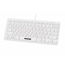 Клавіатура Maxxter KBM-C01W-UA White (KBM-C01W-UA)