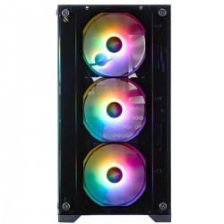 Корпус 1stPlayer X2-M-BK-4F7 Black