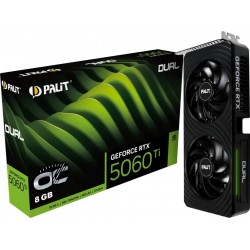 Відеокарта Palit GF RTX 5060 Ti Dual OC 8GB DDR7 128bit (NE7506TT19P1-GB2062D) Відеокарта Palit GF RTX 5060 Ti Dual OC 8GB DDR7 128bit (NE7506TT19P1-GB2062D)