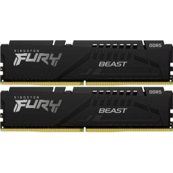 Пам'ять 32GB x2 (64GB kit) DDR5 6000MHz Kingston Fury Beast Black (KF560C36BBEK2-64)