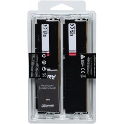 Пам'ять 32GB x2 (64GB kit) DDR5 6000MHz Kingston Fury Beast Black (KF560C36BBEK2-64)