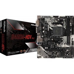 VITR Материнська плата AsRock B450M-HDV R4.0 (s.AM4) µATX (90-MXB9N0-A0UAYZ)