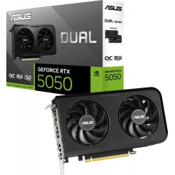 Відеокарта ASUS GF RTX 5050 Dual OC 8GB DDR6 128bit (DUAL-RTX5050-O8G) Відеокарта ASUS GF RTX 5050 Dual OC 8GB DDR6 128bit (DUAL-RTX5050-O8G)