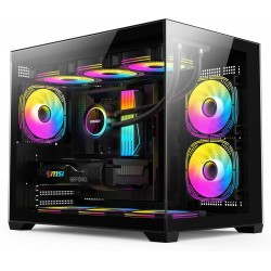 Корпус GTL Gaming Abyss Black (GTLN285M) Корпус GTL Gaming Abyss Black (GTLN285M)