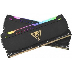Пам'ять 32GB x2 (64GB kit) DDR4 3600MHz Patriot Viper Steel RGB Black (PVSR464G360C0K)