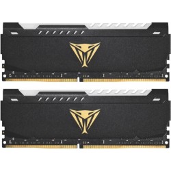 Пам'ять 32GB x2 (64GB kit) DDR4 3600MHz Patriot Viper Steel RGB Black (PVSR464G360C0K)