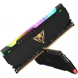 Пам'ять 32GB x2 (64GB kit) DDR4 3600MHz Patriot Viper Steel RGB Black (PVSR464G360C0K)