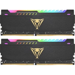 Пам'ять 32GB x2 (64GB kit) DDR4 3200MHz Patriot Viper Steel RGB Black (PVSR464G320C8K)