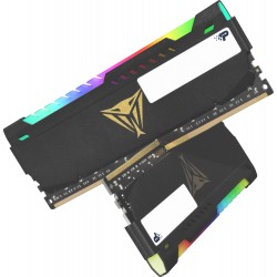 Пам'ять 32GB x2 (64GB kit) DDR4 3200MHz Patriot Viper Steel RGB Black (PVSR464G320C8K)