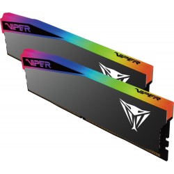 Пам'ять 16GB x2 (32GB kit) DDR5 6400MHz Patriot Viper Elite 5 Ultra RGB (VEUR532G6432K)