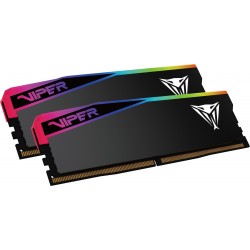 Пам'ять 16GB x2 (32GB kit) DDR5 6400MHz Patriot Viper Elite 5 Ultra RGB (VEUR532G6432K)