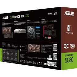 Відеокарта ASUS GF RTX 5080 Noctua OC 16GB DDR7 256bit (RTX5080-O16G-NOCTUA) Відеокарта ASUS GF RTX 5080 Noctua OC 16GB DDR7 256bit (RTX5080-O16G-NOCTUA)