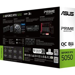 Відеокарта ASUS GF RTX 5050 Prime OC 8GB DDR6 128bit (PRIME-RTX5050-O8G) Відеокарта ASUS GF RTX 5050 Prime OC 8GB DDR6 128bit (PRIME-RTX5050-O8G)