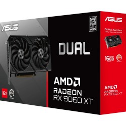 Відеокарта ASUS Radeon RX 9060 XT DUAL 16GB DDR6 128bit (DUAL-RX9060XT-16G) Відеокарта ASUS Radeon RX 9060 XT DUAL 16GB DDR6 128bit (DUAL-RX9060XT-16G)
