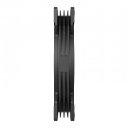 Кулер до корпусу 140 мм, GameMax, Black, 140х140х25 мм, 600-1400 об/хв, до 30 дБ, 4-pin (GMX-14WFBK-PWM)