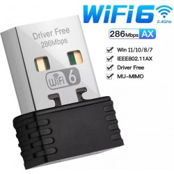 Мережева карта Fenvi WIFI6 USB Adapter Dongle AX286 W7/W10/W11 Driver free
