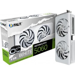 Відеокарта Palit GF RTX 5060 White OC 8GB DDR7 128bit (NE75060U19P1-GB2063M) Відеокарта Palit GF RTX 5060 White OC 8GB DDR7 128bit (NE75060U19P1-GB2063M)