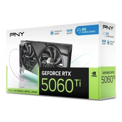 Відеокарта PNY GeForce RTX 5060 Ti DUAL OC 16GB DDR7 128bit (VCG5060T16DFXPB1-O) Відеокарта PNY GeForce RTX 5060 Ti DUAL OC 16GB DDR7 128bit (VCG5060T16DFXPB1-O)