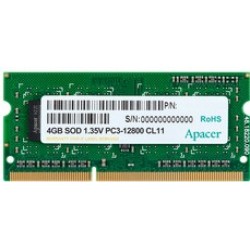 Пам'ять Apacer DDR3 SO-DIMM 4GB 1600MHz (PC3-12800) 1.35V REF