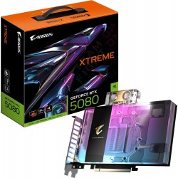 Відеокарта Gigabyte GF RTX 5080 Aorus Xtreme Waterforce WB 16GB DDR7 256bit (GV-N5080AORUSX WB-16GD) Відеокарта Gigabyte GF RTX 5080 Aorus Xtreme Waterforce WB 16GB DDR7 256bit (GV-N5080AORUSX WB-16GD)